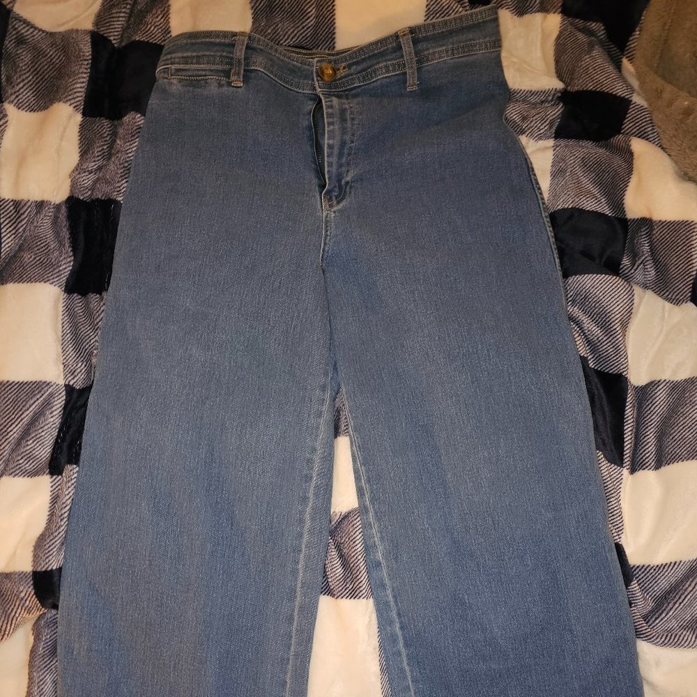 Hm wide leg crop jeans